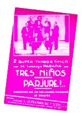 télécharger la partition d'accordéon Tres Niños (Orchestration) (Tango Typique) au format PDF