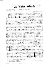télécharger la partition d'accordéon La valse aimée (Valse de Concert) au format PDF