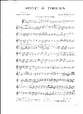 scarica la spartito per fisarmonica Siffle Ô Tyrolien (Arrangement : Marcel Camia) (Valse) in formato PDF