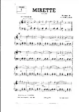 descargar la partitura para acordeón Mirette (Valse) en formato PDF