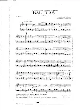 télécharger la partition d'accordéon Bal d'As (Valse) au format PDF
