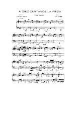 télécharger la partition d'accordéon A Diez Centavos La Pieza (Tango Milonga) au format PDF
