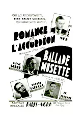 télécharger la partition d'accordéon Romance à l'accordéon + Ballade Musette (Valse) au format PDF