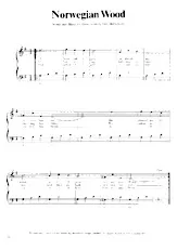 télécharger la partition d'accordéon Norwegian Wood au format PDF