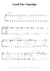 télécharger la partition d'accordéon Good Day Sunshine au format PDF