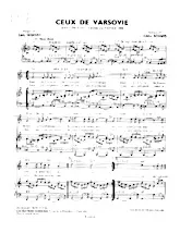 télécharger la partition d'accordéon Ceux de Varsovie (Grand prix de la rose de France 1966) (Slow Rock) au format PDF