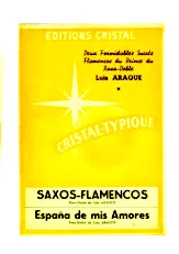 scarica la spartito per fisarmonica Saxos Flamencos (Orchestration) (Paso Doble) in formato PDF