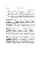 download the accordion score Ay Ay Ay (Duo d'Accordéons) (Arrangement : Willy Meyer) (Original : 24 Bässe) (Tango Serenate) in PDF format