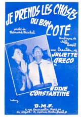 descargar la partitura para acordeón Je prends les choses du bon côté (Chant : Eddie Constantine / Juliette Gréco) en formato PDF