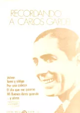 télécharger la partition d'accordéon Recordando A Carlos Gardel (10 titres) au format PDF