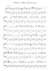 download the accordion score Madrecita Maria del Carmen (Paso Doble) in PDF format
