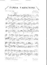 download the accordion score Samba Variations (Arrangement : Yvonne Thomson) in PDF format