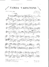 télécharger la partition d'accordéon Samba Variations (Arrangement : Yvonne Thomson) au format PDF