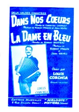 télécharger la partition d'accordéon La dame en bleu (Valse Chantée) au format PDF