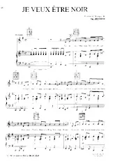 download the accordion score Je veux être noir in PDF format