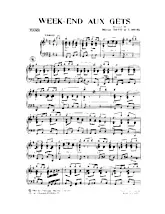 télécharger la partition d'accordéon Week end aux gets (Tango) au format PDF