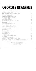 descargar la partitura para acordeón Les plus belles chansons de Georges Brassens (40 titres) en formato PDF