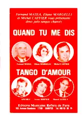 télécharger la partition d'accordéon Tango d'amour au format PDF