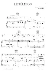 download the accordion score Le téléfon in PDF format