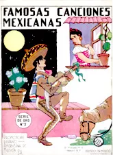 télécharger la partition d'accordéon Famosas Concionas Mexicanas (Serie de oro n°3) (13 titres) au format PDF