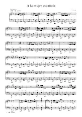 download the accordion score A La Mujer Española (Arrangement : Mikel Astigarraga) (Paso Doble) in PDF format