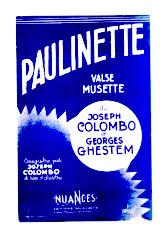 télécharger la partition d'accordéon Paulinette (Orchestration) (Valse Musette) au format PDF