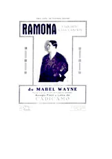 télécharger la partition d'accordéon Ramona (Valse Chantée) au format PDF