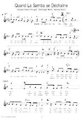 download the accordion score Quand la samba se déchaine in PDF format