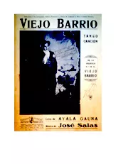 télécharger la partition d'accordéon Viejo Barrio (Tango) au format PDF