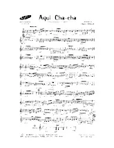 download the accordion score Aqui Cha Cha (Cha Cha ou Surf) in PDF format
