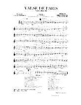 descargar la partitura para acordeón Valse de Paris en formato PDF