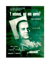 scarica la spartito per fisarmonica Y Entonces Qué Más Querés (Tango Milonga) in formato PDF