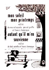 télécharger la partition d'accordéon Mon soleil mon printemps (Orchestration) (Valse) au format PDF