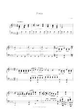 télécharger la partition d'accordéon Poem (Piano) au format PDF