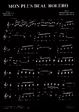 download the accordion score Mon plus beau boléro in PDF format
