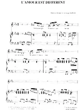 download the accordion score L'amour est différent in PDF format