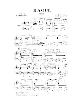 télécharger la partition d'accordéon Raoul (Orchestration) (Tango) au format PDF