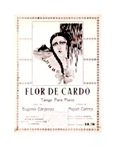 télécharger la partition d'accordéon Flor De Cardo (Tango) (Piano) au format PDF
