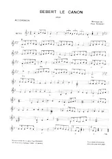 download the accordion score Bébert le canon (Java) in PDF format