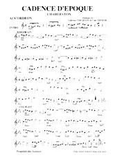 télécharger la partition d'accordéon Cadence d'époque (Charleston) au format PDF