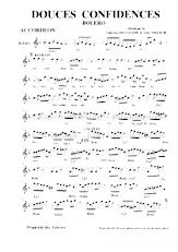 download the accordion score Douces confidences (Boléro) in PDF format