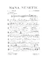 télécharger la partition d'accordéon Nana Nénette (Java) au format PDF