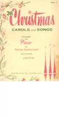 télécharger la partition d'accordéon Christmas Carols and Songs (36 titres) au format PDF