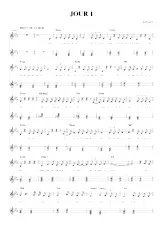 scarica la spartito per fisarmonica Jour 1 (Chant : Louane) (Relevé) in formato PDF