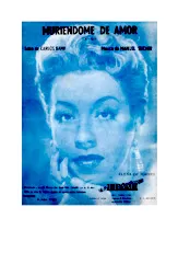 télécharger la partition d'accordéon Muriendome de amor (Tango) au format PDF