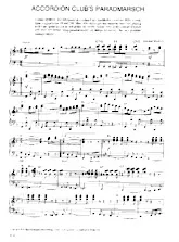 télécharger la partition d'accordéon Accordion Club's Paradmarsch au format PDF