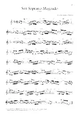 descargar la partitura para acordeón Sax Soprano Magoado (Choro) en formato PDF