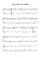 download the accordion score Jota de los toros in PDF format