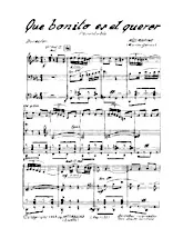 descargar la partitura para acordeón Que bonito es el querer (Paso Doble) en formato PDF
