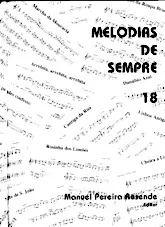 télécharger la partition d'accordéon Melodias de sempre n°18 (24 titres) au format PDF
